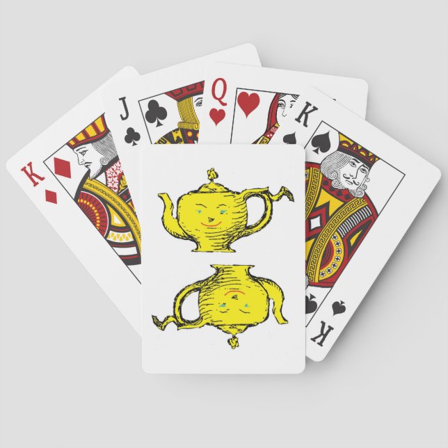die klassischen Spielkarten Theepotten (Teapot) (Rückseite)
