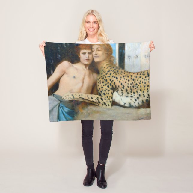 Die Kleider, Fernand Khnopff Fleecedecke (Beispiel)