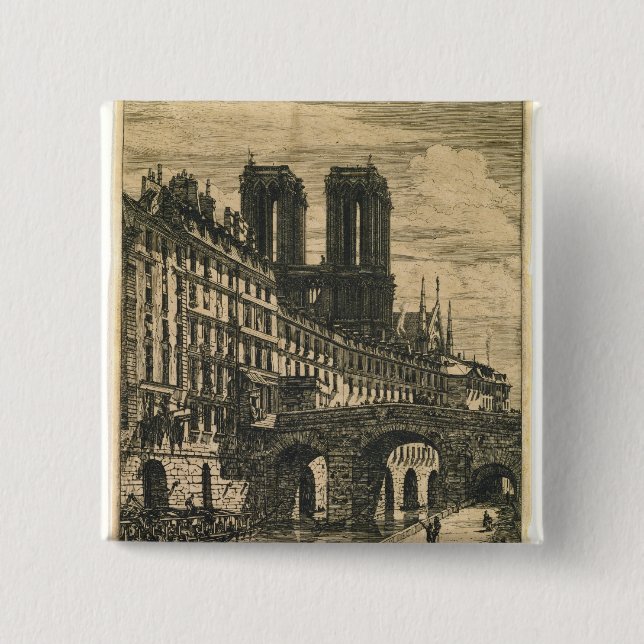 Die kleine Brücke, 1850 Button (Vorderseite)