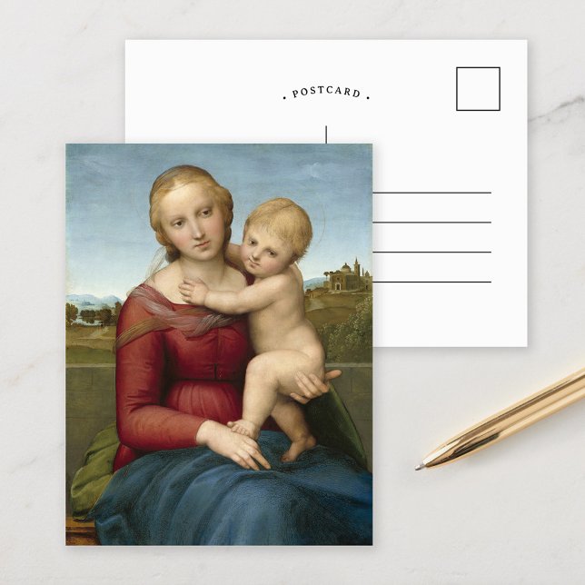 Die kleine Cowper Madonna | Raphael Postkarte (Von Creator hochgeladen)