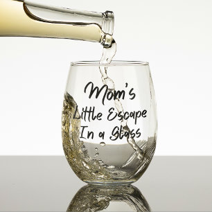 Die kleine Flucht der Mama in einem Glas