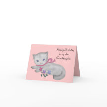 Die kleine Kitten-Geburtstagskarte