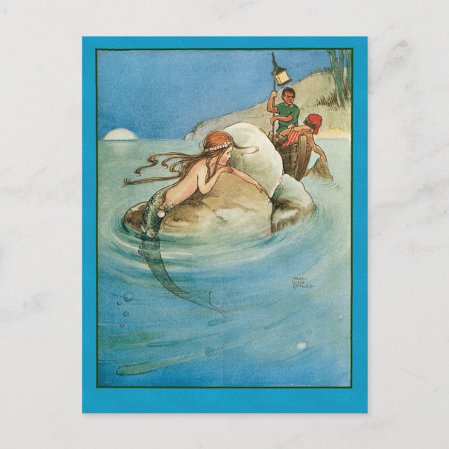 Die kleine Meerjungfrau Postkarte (Vorderseite)