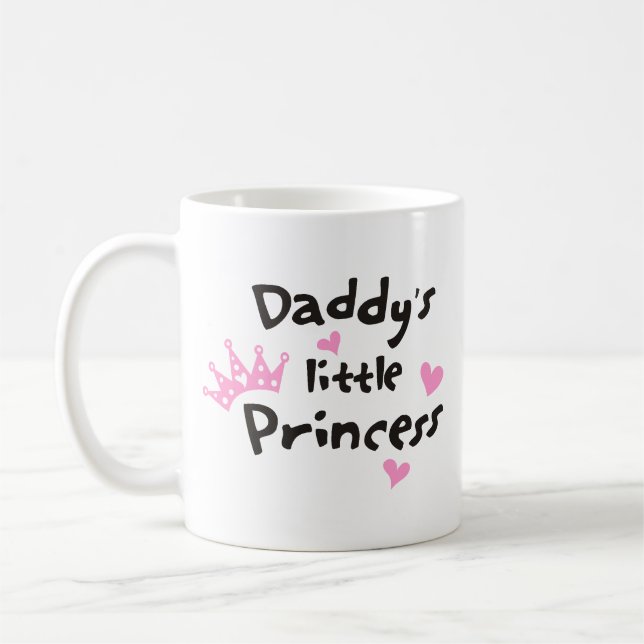 DIE KLEINE PRINZESSIN DES VATIS KAFFEETASSE (Links)