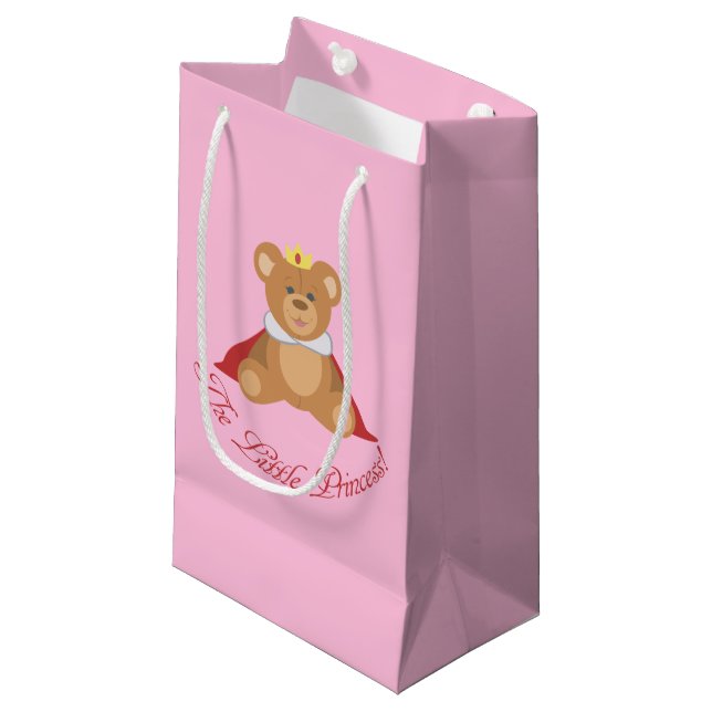 Die kleine Prinzessin Kleine Geschenktüte (Vorderseite Schrägansicht)