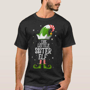Die kleine Schwester Elf Familie passt zu Weihnach T-Shirt