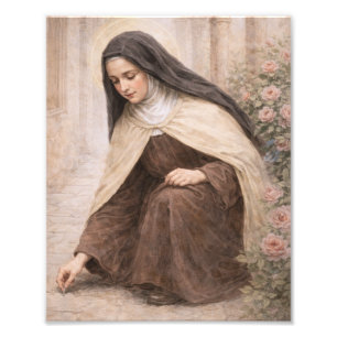 Die "kleine Straße" der hl. Therese von Lisieux Fotodruck