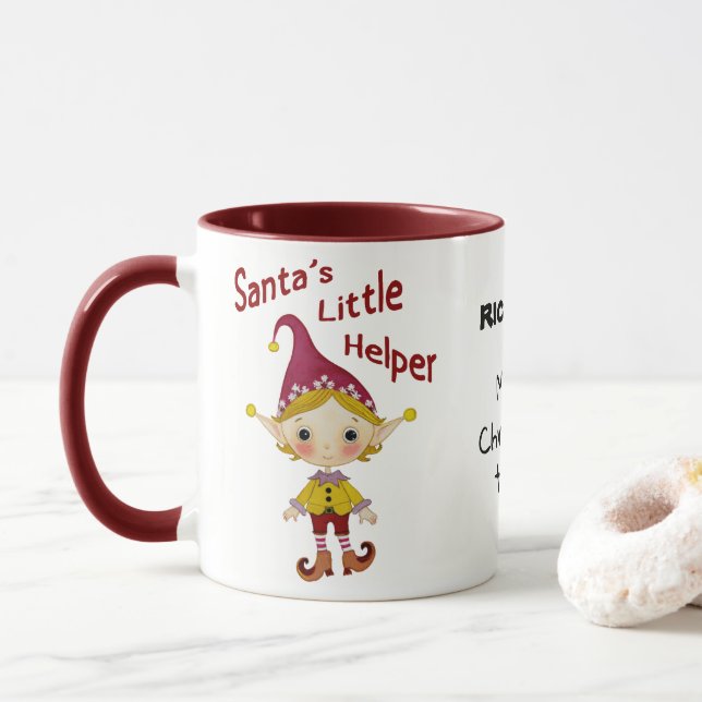 Die kleine Tasse des Weihnachtsmanns (Mit Donut)