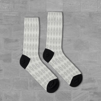 Die kleine weiße Blüte fiel auf das ländliche Must Socken