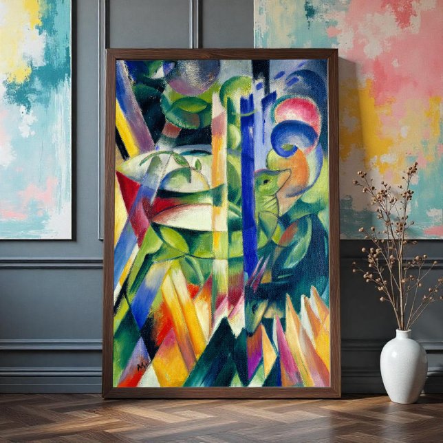 Die kleinen Bergziegen, Franz Marc Poster (Von Creator hochgeladen)