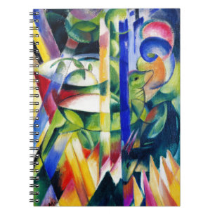 Die kleinen Bergziegen von Franz Marc Notizblock