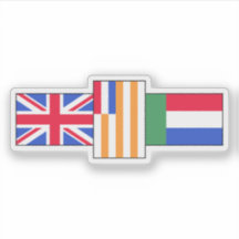Die kleinen Flaggen der südafrikanischen Flagge, A