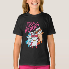 Die kleinen Helden Super Hero Cats Funny Niedlich T-Shirt