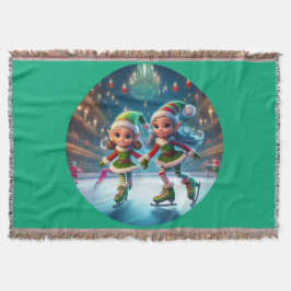 Die kleinen Helfer des Weihnachtsmanns sind innen  Decke