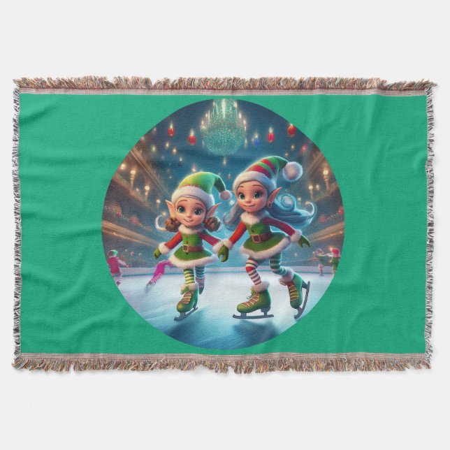 Die kleinen Helfer des Weihnachtsmanns sind innen  Decke (Vorderseite)