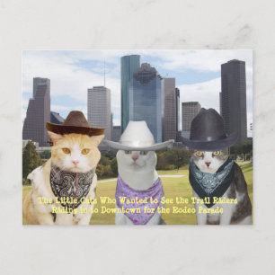 Die kleinen Katzen, die Gewollt haben, um den Weg  Postkarte