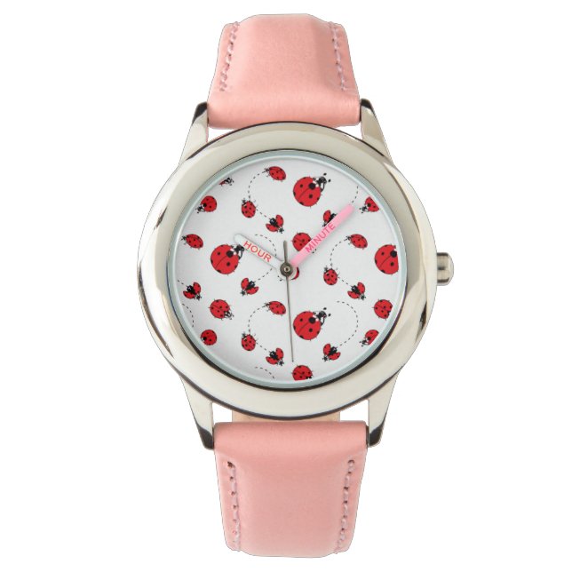 Die kleinen Ladybugs Armbanduhr (Vorderseite)