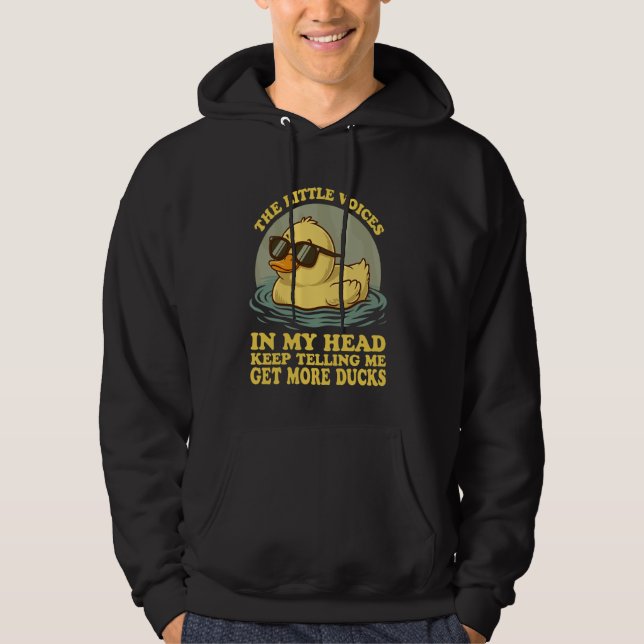 Die kleinen Stimmen in meinem Kopf Behielt mir zu  Hoodie (Vorderseite)