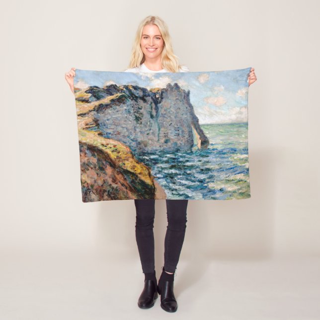 Die Klippe vom Aval, Monet Fleecedecke (Beispiel)