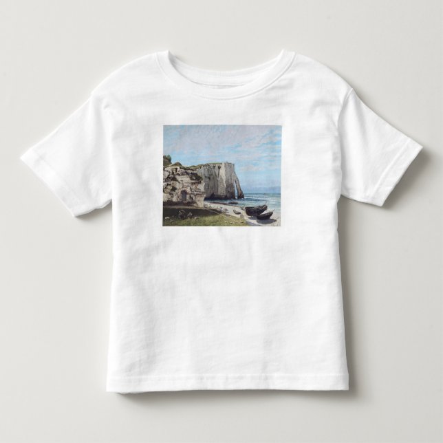 Die Klippen bei Etretat nach dem Sturm, 1870 Kleinkind T-shirt (Vorderseite)