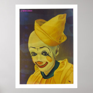 DIE KLOWN IST EIN LADY POSTER