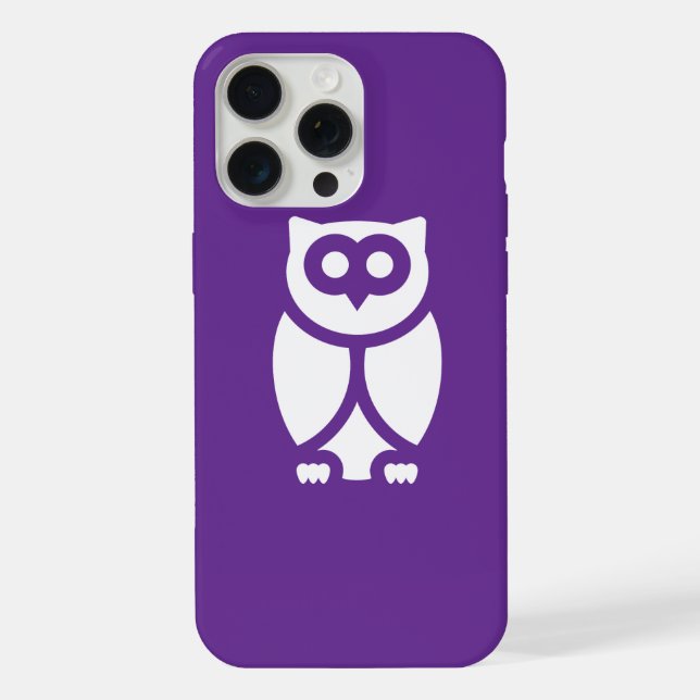 Die kluge Eule iPhone 15 Pro Max Hülle (Rückseite)