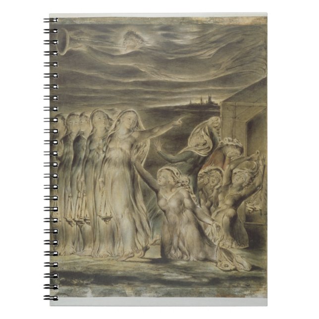 Die klugen und dummen Jungfrauen, c.1822 (w/c und Notizblock (Vorderseite)