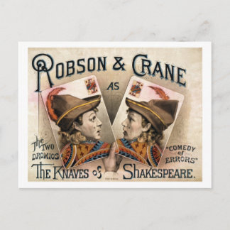 Die Knaven von Shakespeare Postkarte