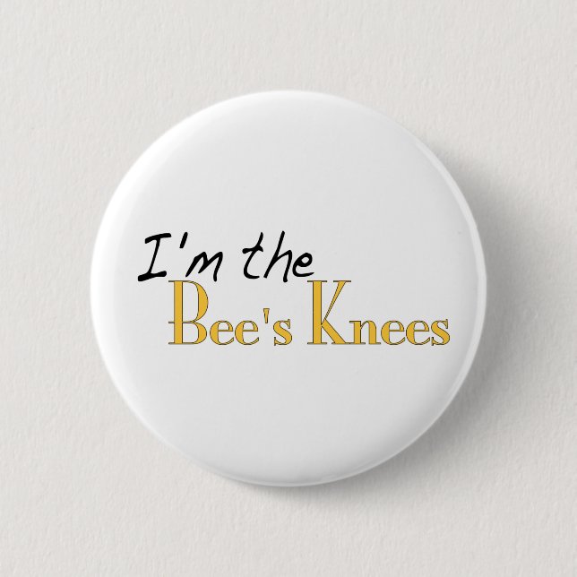 Die Knie der Bienen Button (Vorderseite)