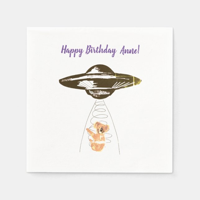 Die Koala-Entführung Serviette (Vorderseite)