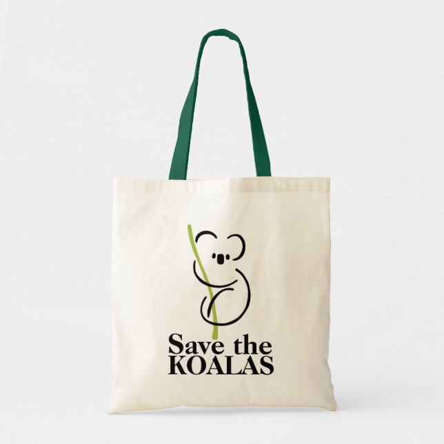 Die Koalas Tote Tasche gerettet (Vorne)
