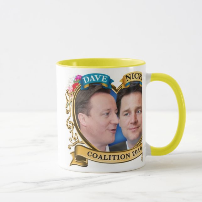 Die Koalitions-Liebe-Tasse 2010 Tasse (Rechts)