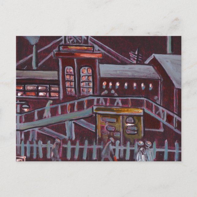 DIE KOLLIERE POSTKARTE (Vorderseite)