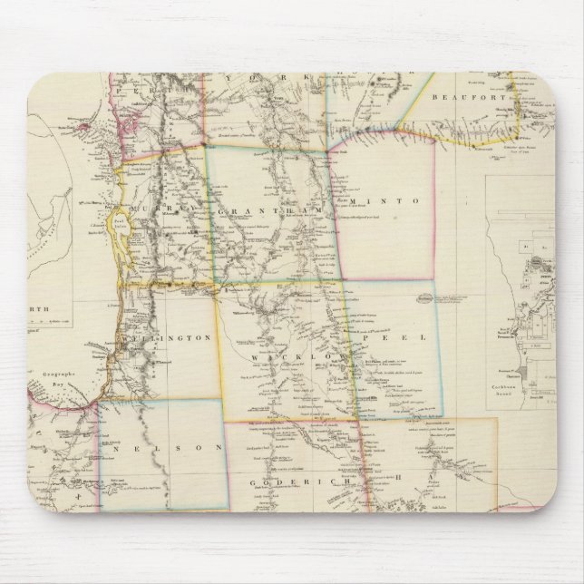 Die Kolonie des Westerns Australien Mousepad (Vorne)