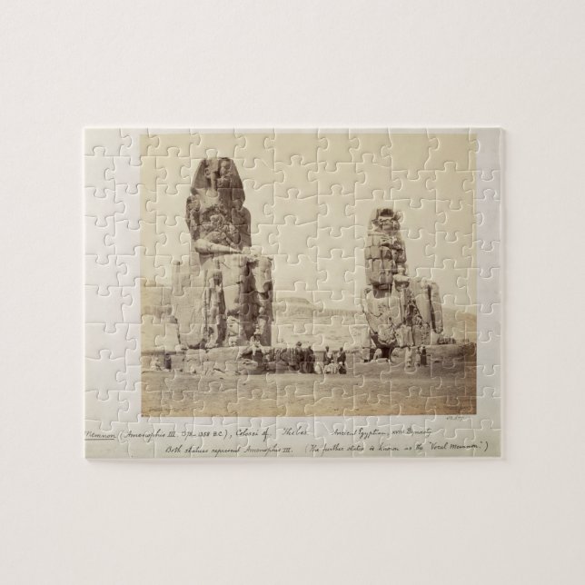 Die Kolosse von Memnon, Statuen von Amenhotep III, (Horizontal)