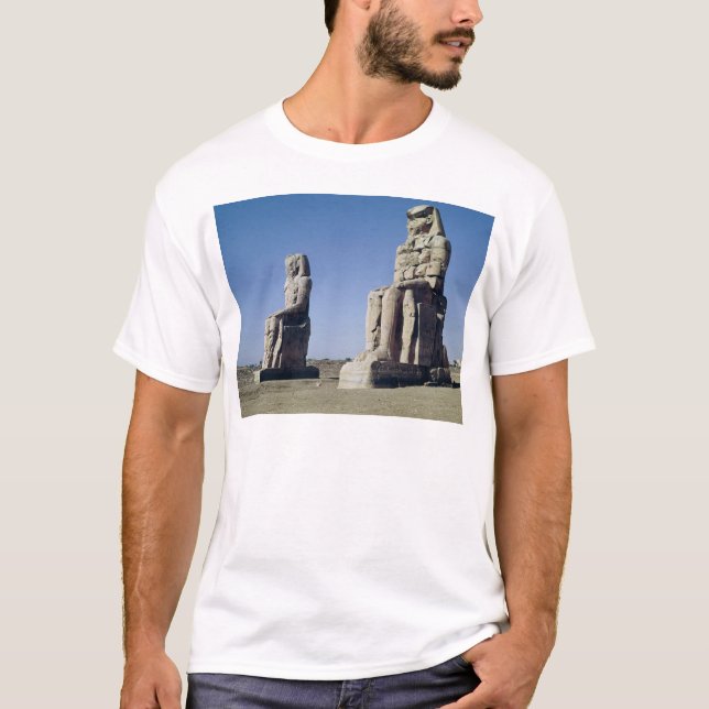 Die Kolosse von Memnon, Statuen von Amenhotep T-Shirt (Vorderseite)