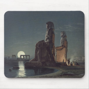 Die Kolosse von Memnon, Thebes, einer von 24 Mousepad