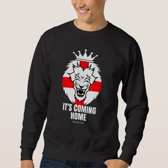 Die kommende Zuhause England Lion Sweatshirt (Vorderseite)