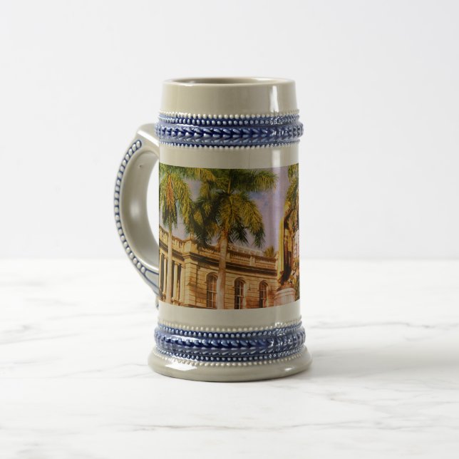 Die Könige Stein Bierglas (Vorderseite Links)