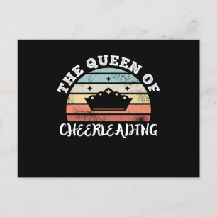 Die Königin der Cheerleading-Geschenke zum Muttert Postkarte