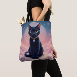 Die Königin des schwarzen Katzenhimmels Tasche