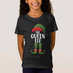 Die Königin-Elfe passende Familie Weihnachten Frau T-Shirt