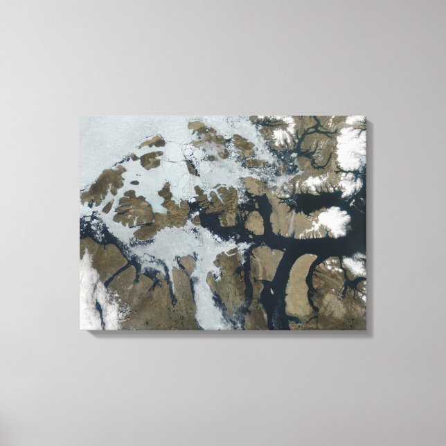 Die Königin-Elisabeth-Inseln Leinwanddruck (Vorderseite)