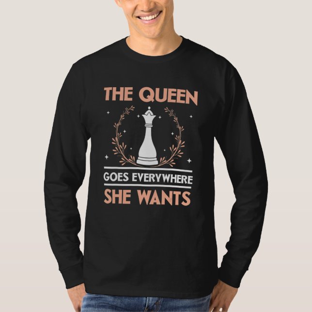 Die Königin geht überall hin, wo sie hin will Scha T-Shirt (Vorderseite)