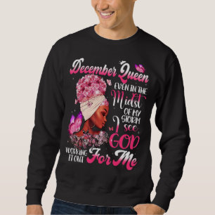 Die Königin im Dezember selbst mitten in meinem St Sweatshirt