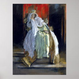Die Königin in "Hamlet" Poster