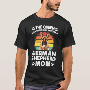 Die Königin ist zur Deutschen Schäferhund-Mutter-H T-Shirt