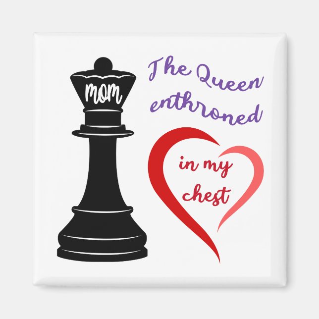 Die Königin meines Herzens Magnet (Vorne)