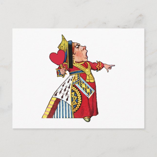 DIE KÖNIGIN POSTKARTE (Vorderseite)