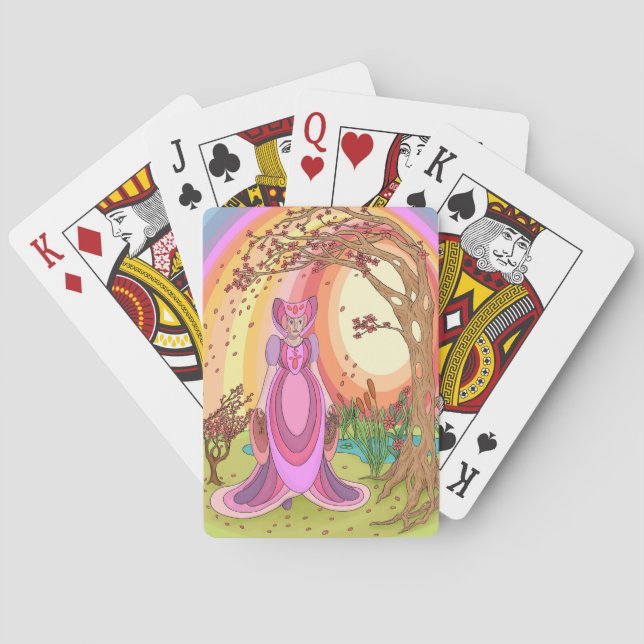 Die Königin Spielkarten (Rückseite)